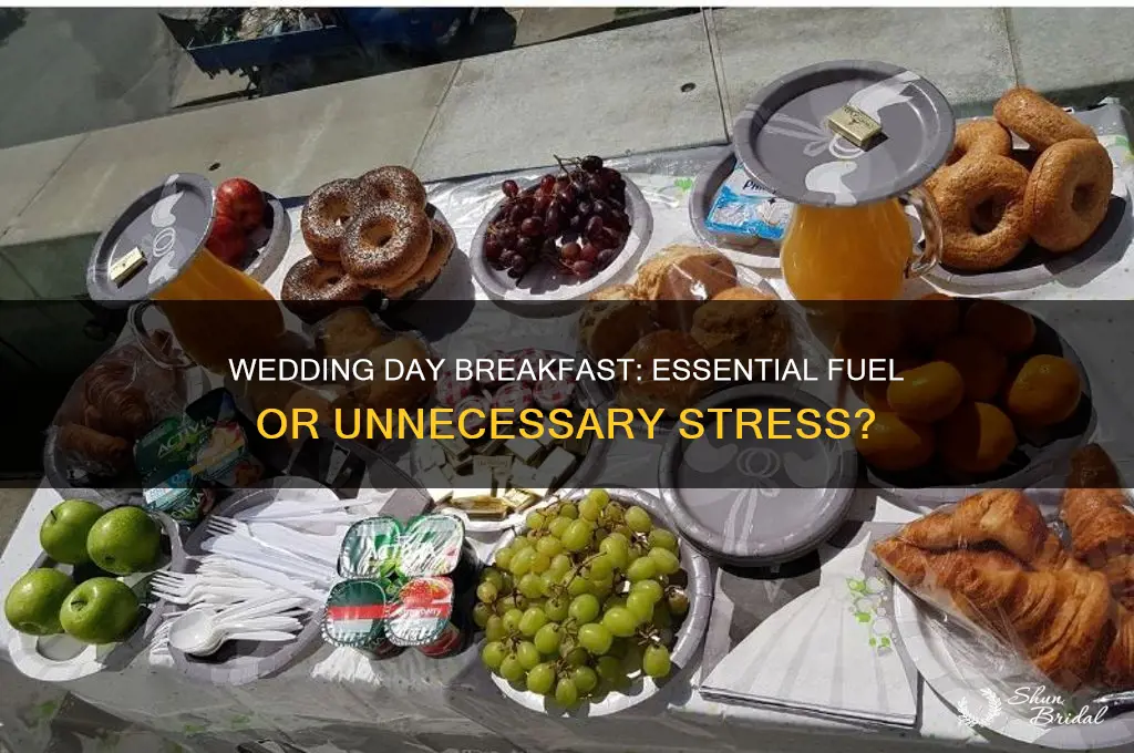 should I eat breakfast on wedding day