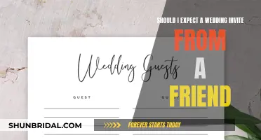 Wedding Invite Expectations: Friend or Faux Pas?