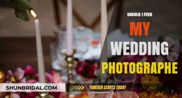 Feeding Your Wedding Photographer: What You Need to Know