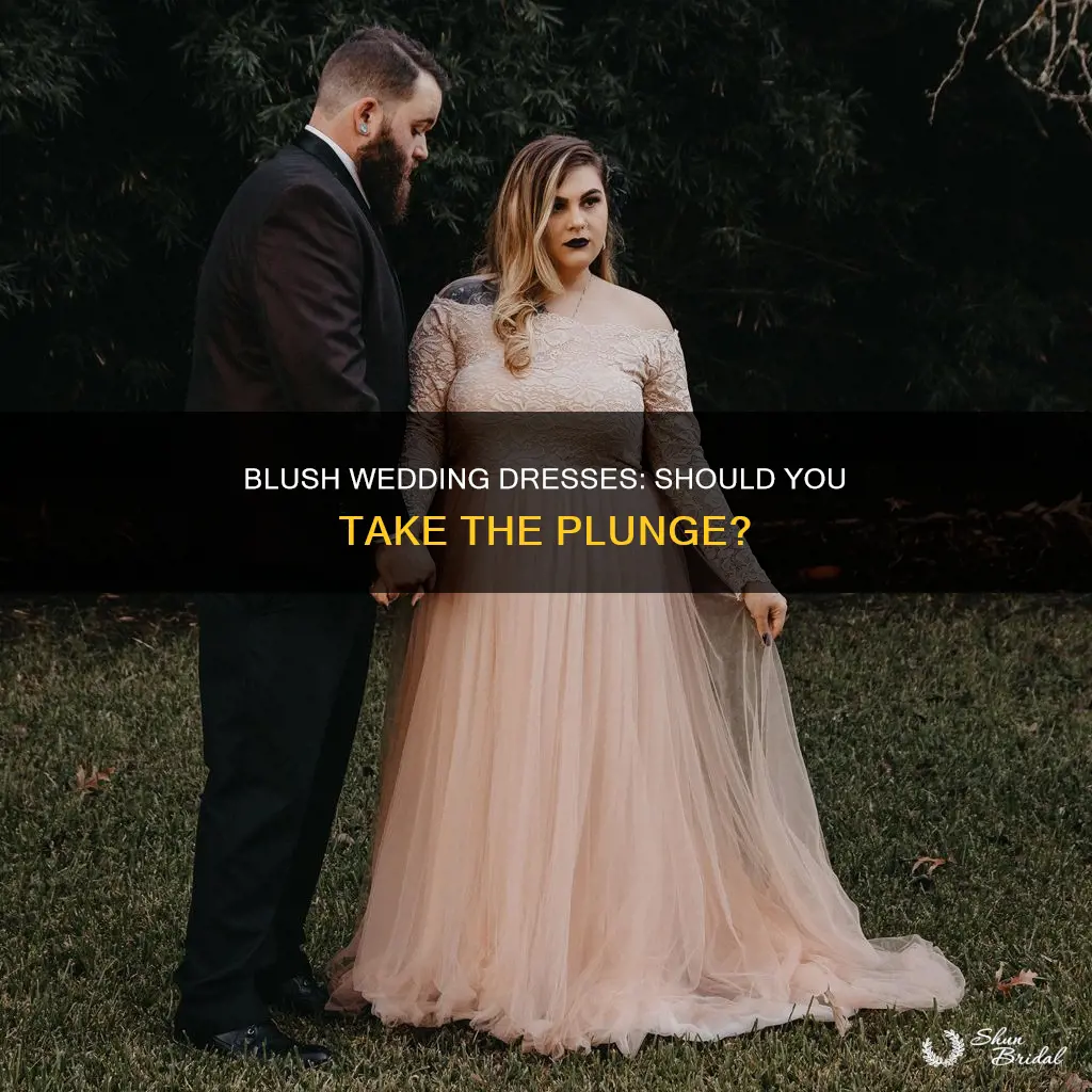 should I get a blush wedding dress