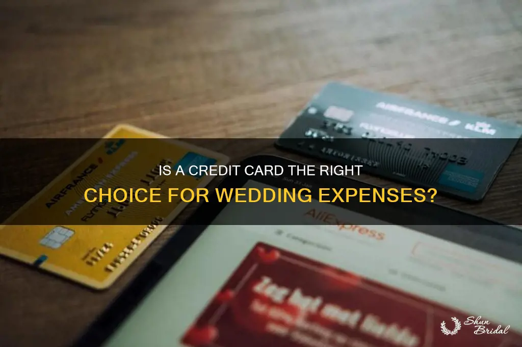 should I get a credit card for my wedding