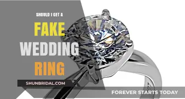 Fake Wedding Rings: Should You Get One?