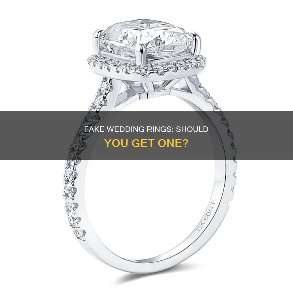 should I get a fake wedding ring