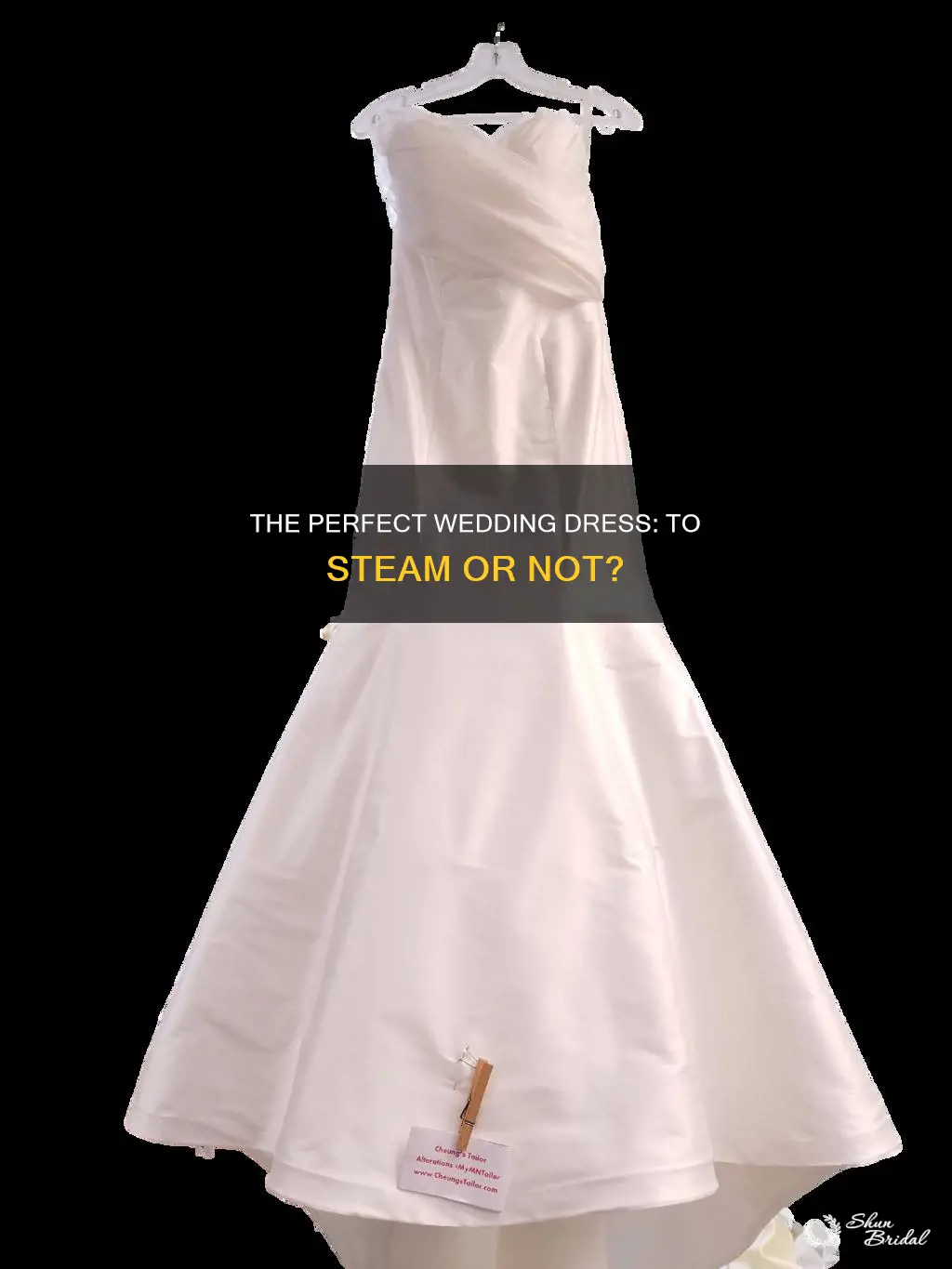 should I get my wedding dress steamed