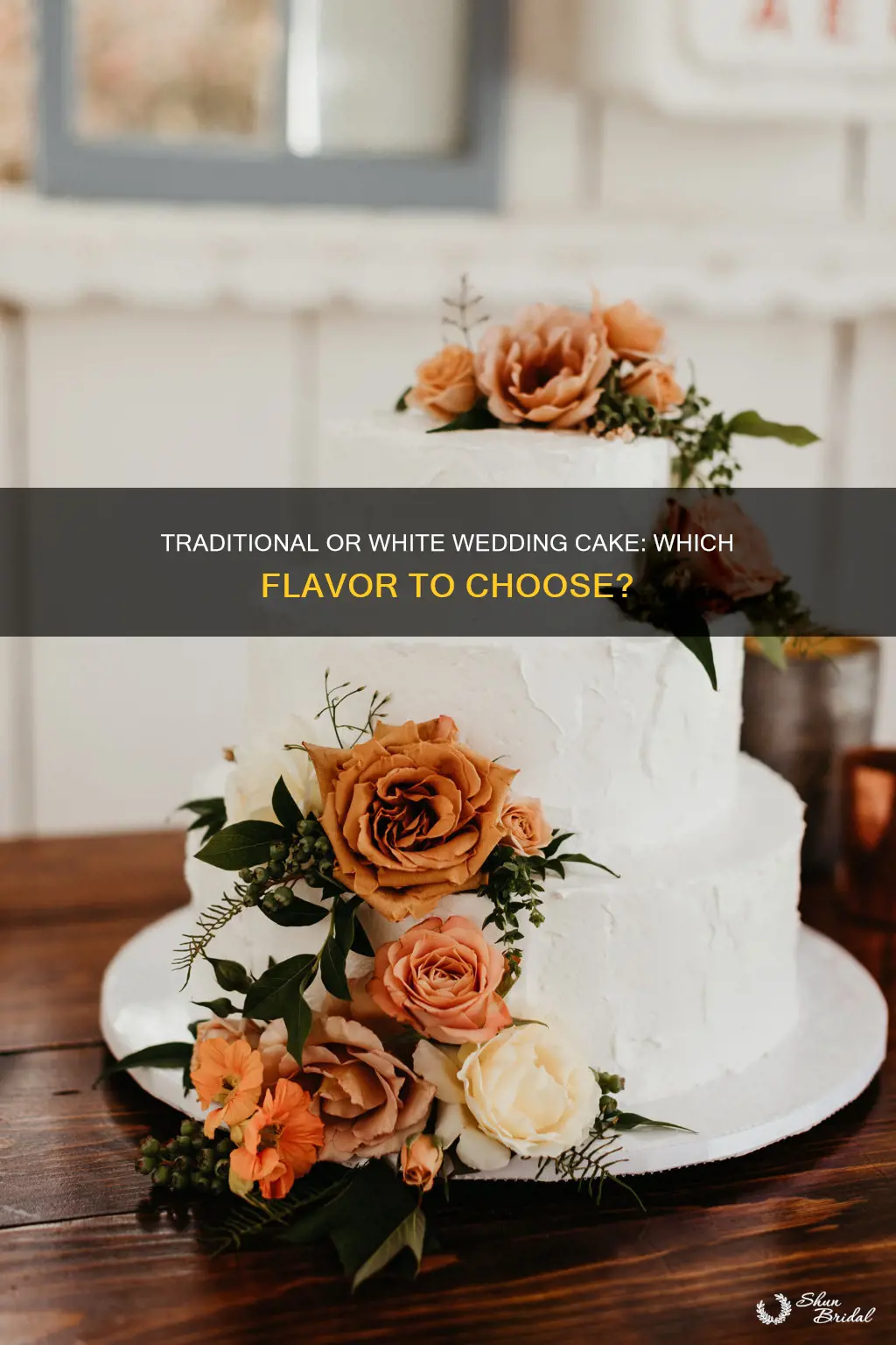 should I get traditonal or white wedding cake