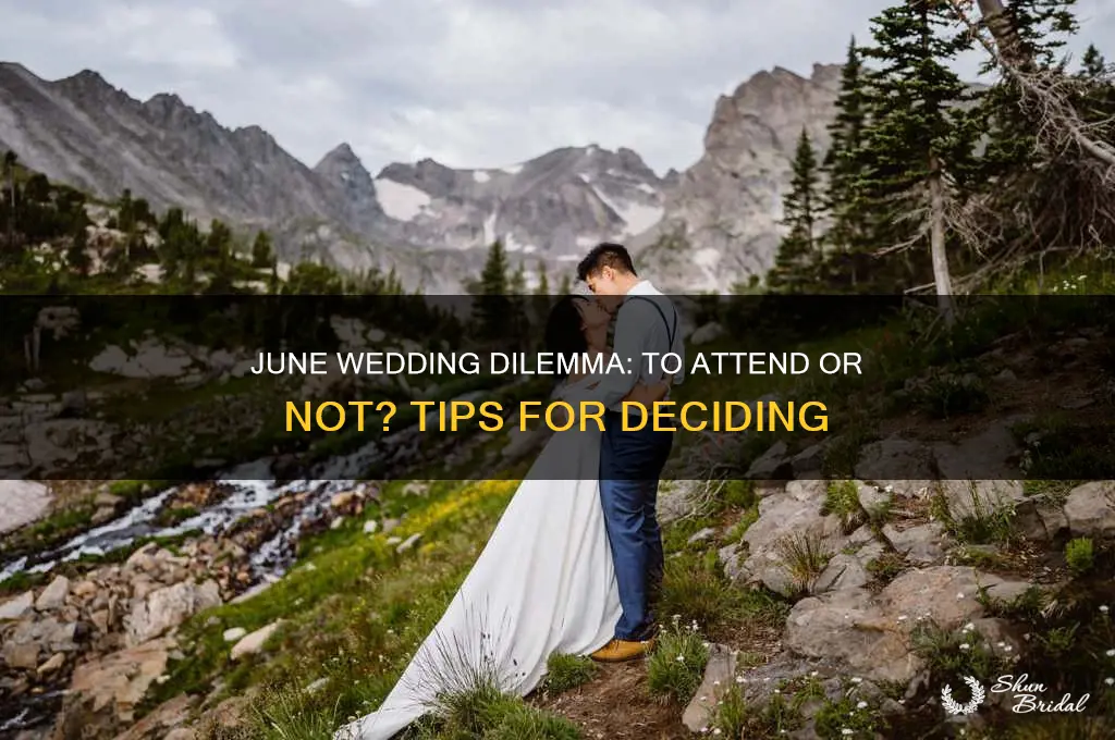 should I go to a wedding in june