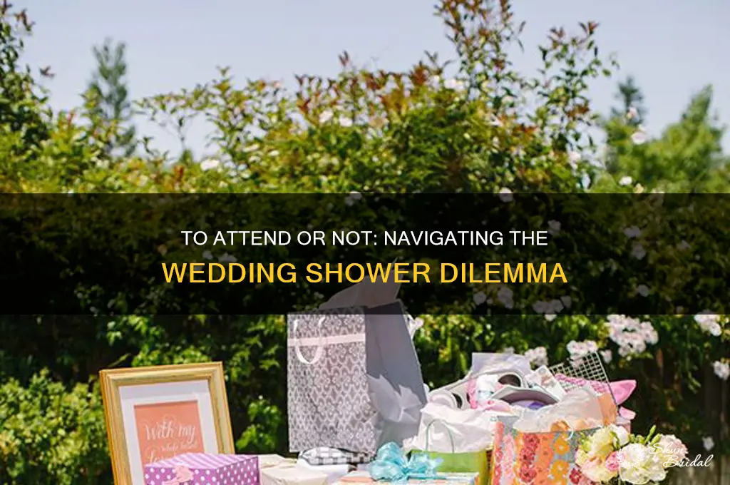 should I go to a wedding shower