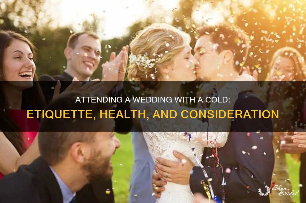 should I go to a wedding with a cold