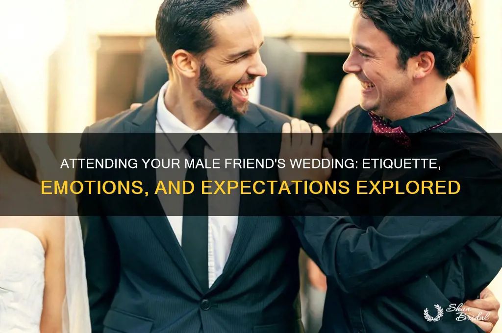 should I go to my male friends wedding