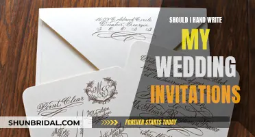 Handwritten Wedding Invites: A Personal Touch or Too Inconvenient?