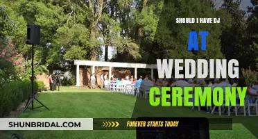 Should You Hire a DJ for Your Wedding Ceremony? Pros and Cons