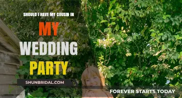 Should Your Cousin Be in Your Wedding Party? Pros and Cons
