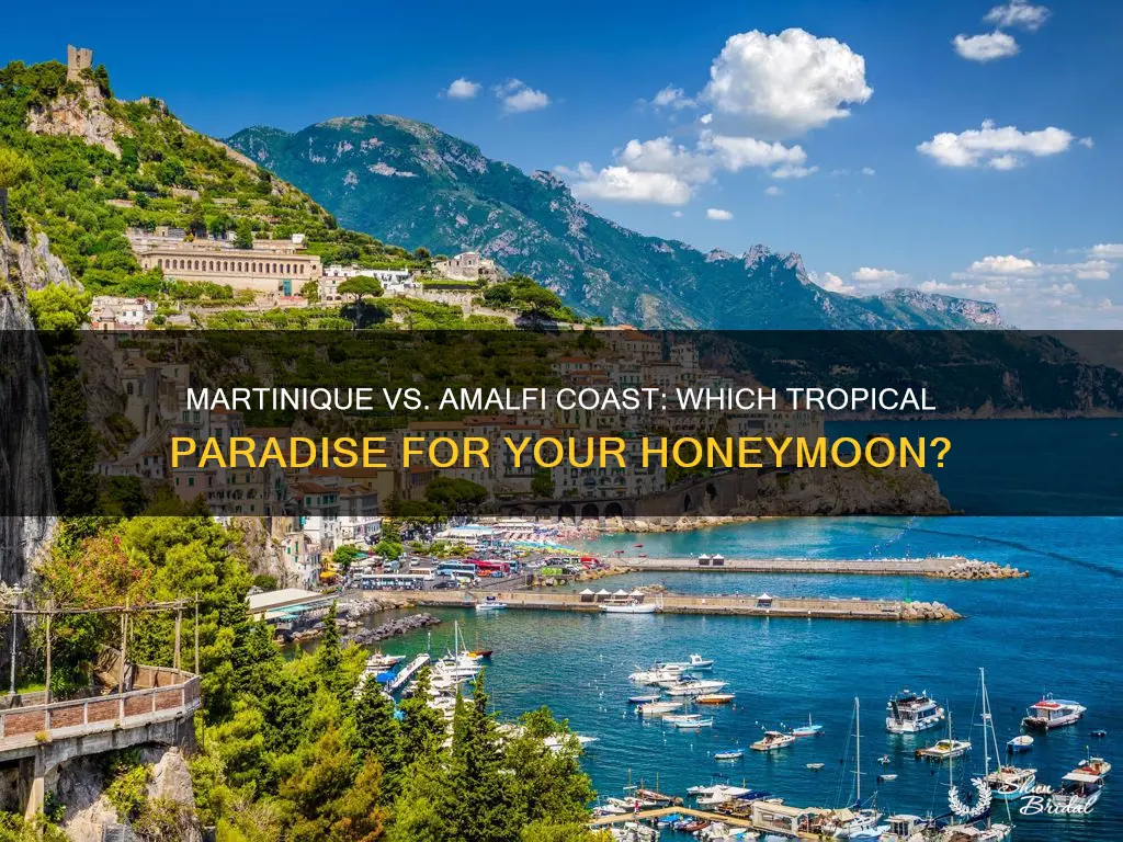 should I honeymoon at martinique or amalfi coast