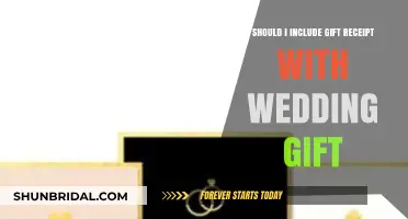 Should You Include a Gift Receipt with Your Wedding Gift?