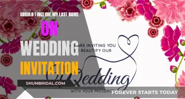 Wedding Invitation Etiquette: Last Name Inclusion