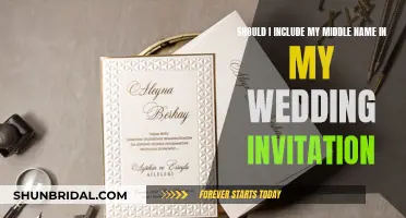 Middle Name Misery: Wedding Invites and Formality