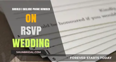 Phone Numbers: To Include or Not on Wedding RSVPs