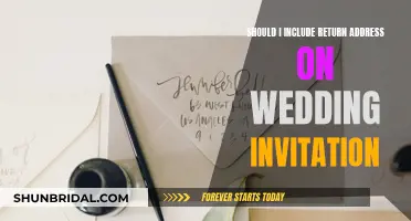 Etiquette Guide: Return Address on Wedding Invitations