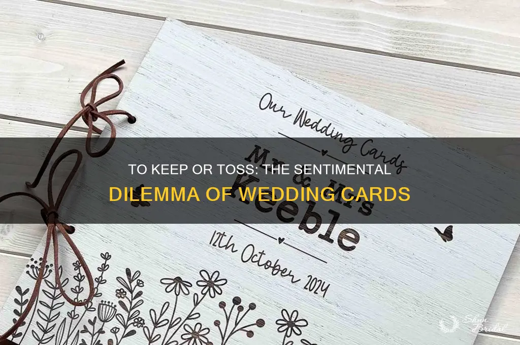 should I keep my wedding cards