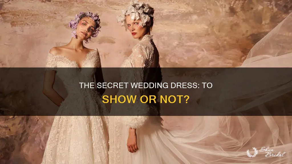 should I keep my wedding dress a secret