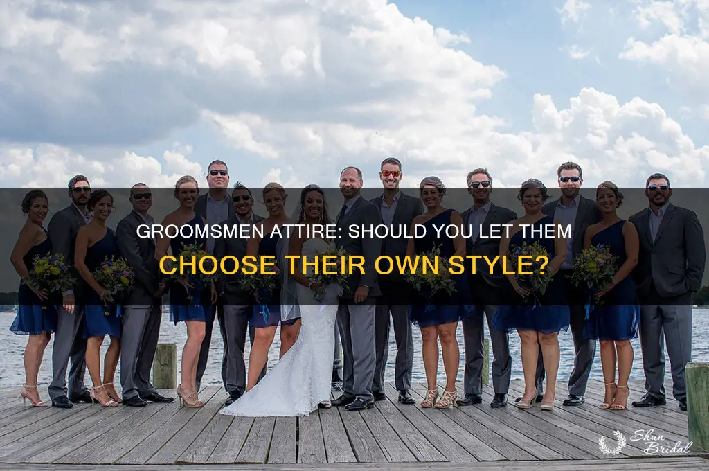 should i let the groomsmen were what they want