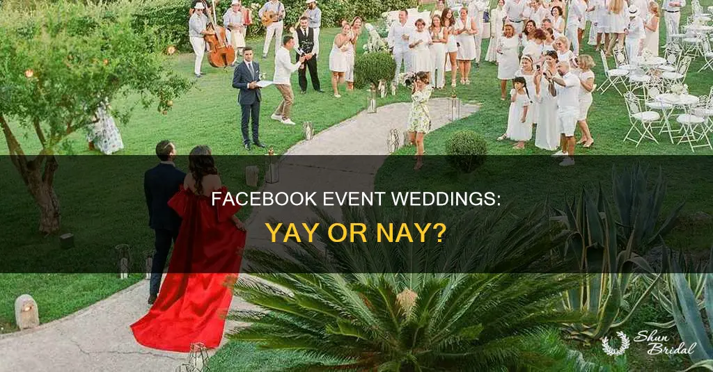 should I make my wedding a facenook event