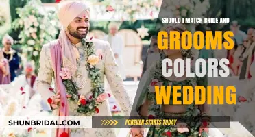 Matching Bride and Groom Colors: A Must or Creative Freedom?