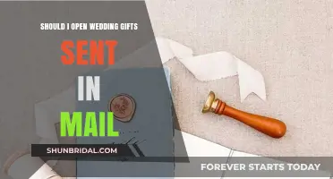 Should You Open Mailed Wedding Gifts Before the Big Day?
