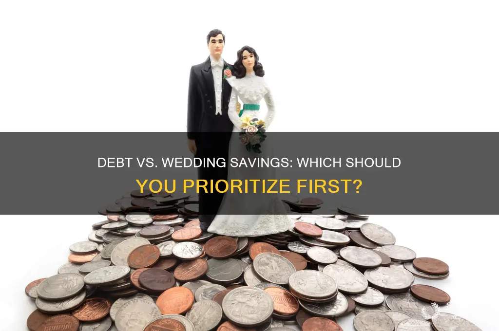 should I pay off debt or save for a wedding