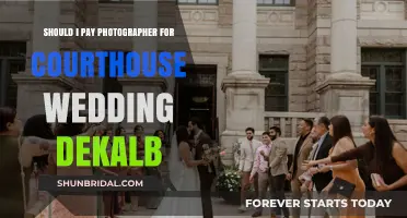Should You Hire a Photographer for Your DeKalb Courthouse Wedding?