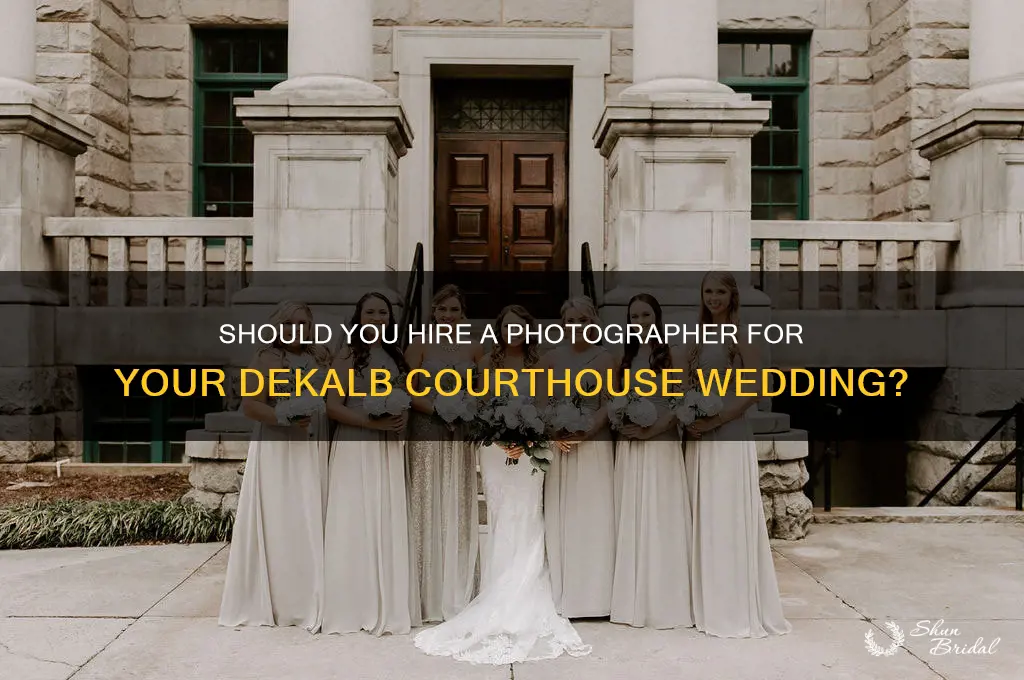 should I pay photographer for courthouse wedding dekalb