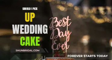 How to Decide: Picking Up Your Wedding Cake