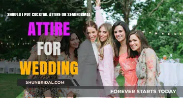 Cocktail or Semi-formal Attire: What's Best for Your Wedding?