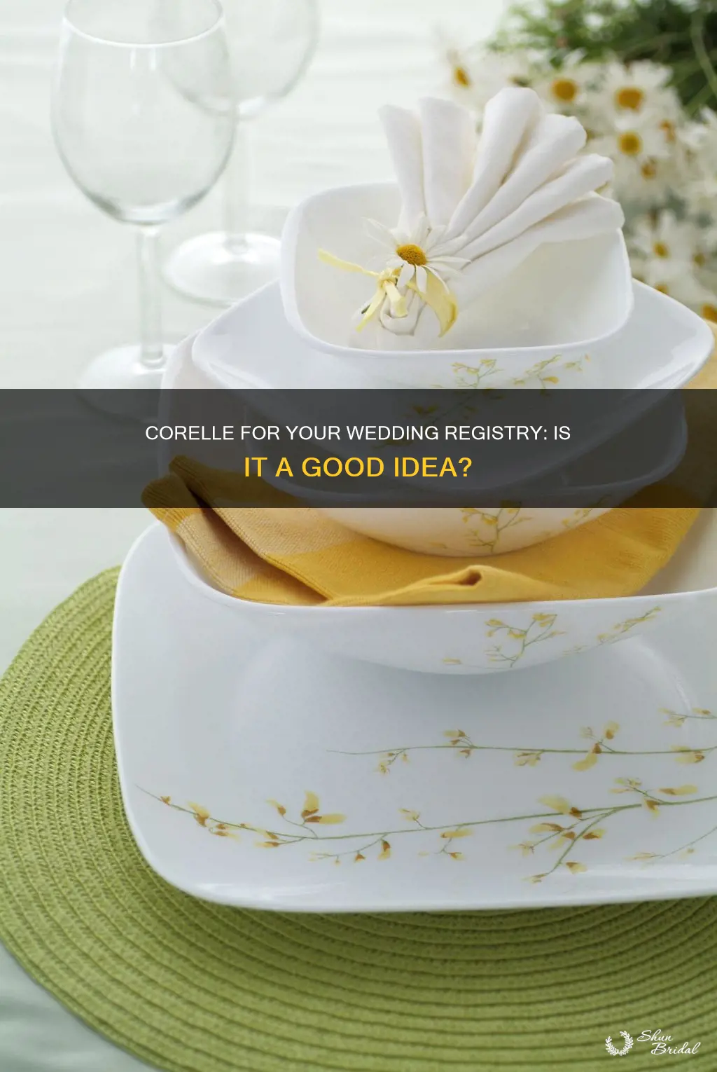 should I put corelle on my wedding registry