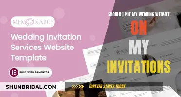 Wedding Website on Invites: To Add or Not?