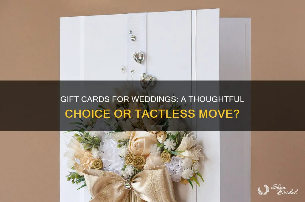 should I register for gift cards wedding