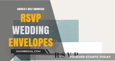 Self-Addressing RSVP Envelopes: Necessary Wedding Etiquette?