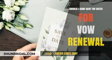Should You Send Save the Dates for Your Vow Renewal?