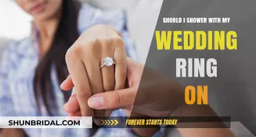 Keep Your Wedding Ring On or Off in the Shower?