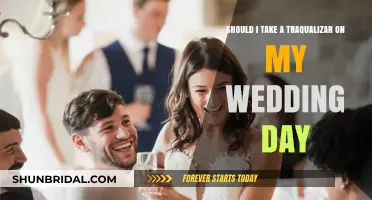 Should You Take a Tranquilizer on Your Wedding Day? Pros and Cons