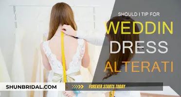 Tipping for Wedding Dress Alterations: Is It Necessary?