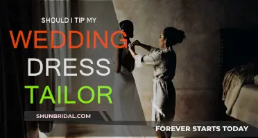 Tipping Your Wedding Dress Tailor: Is It Necessary?