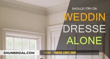 Trying Wedding Dresses: Solo or With Company?