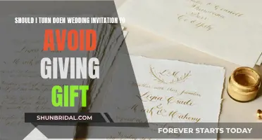 Declining Wedding Invites: The Gift Conundrum