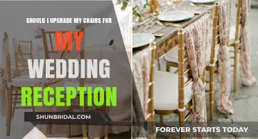 Upgrading Wedding Reception Chairs: Is It Worth the Cost?