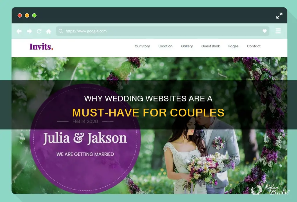 should I use a wedding website