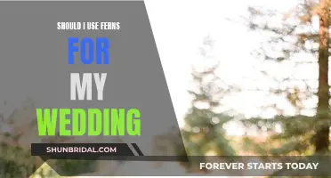 Ferns: A Unique Wedding Décor Choice?