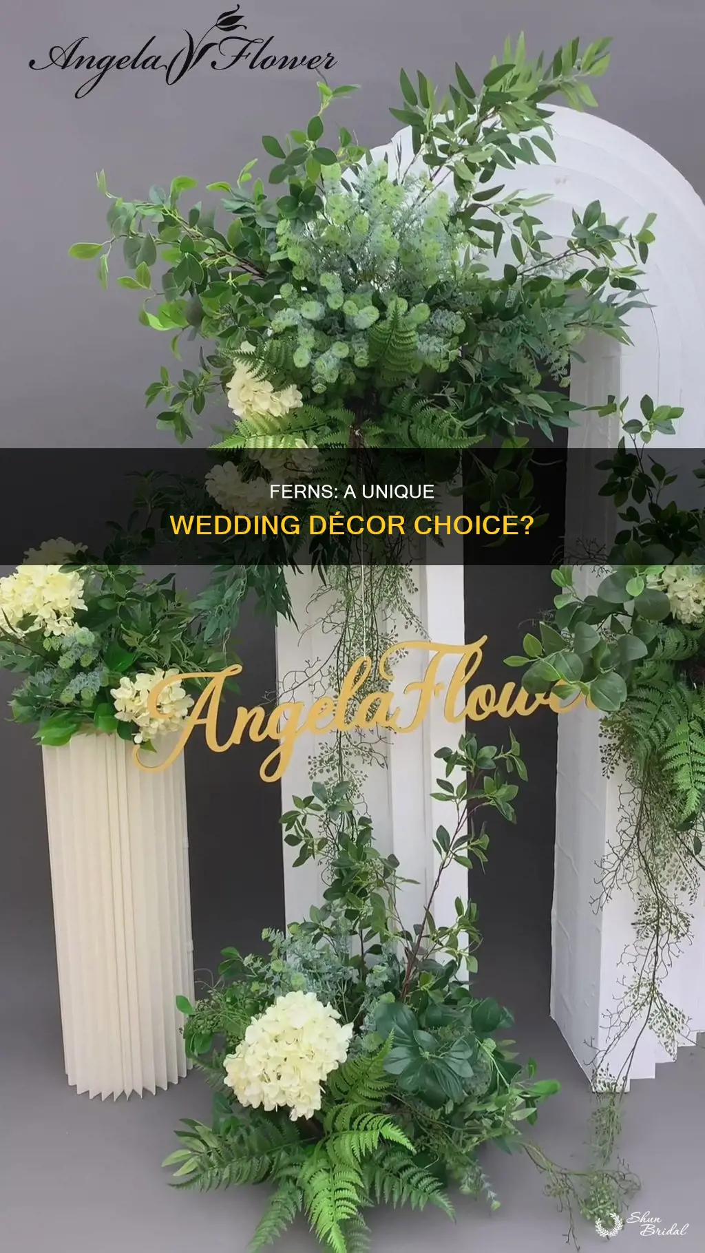 should I use ferns for my wedding