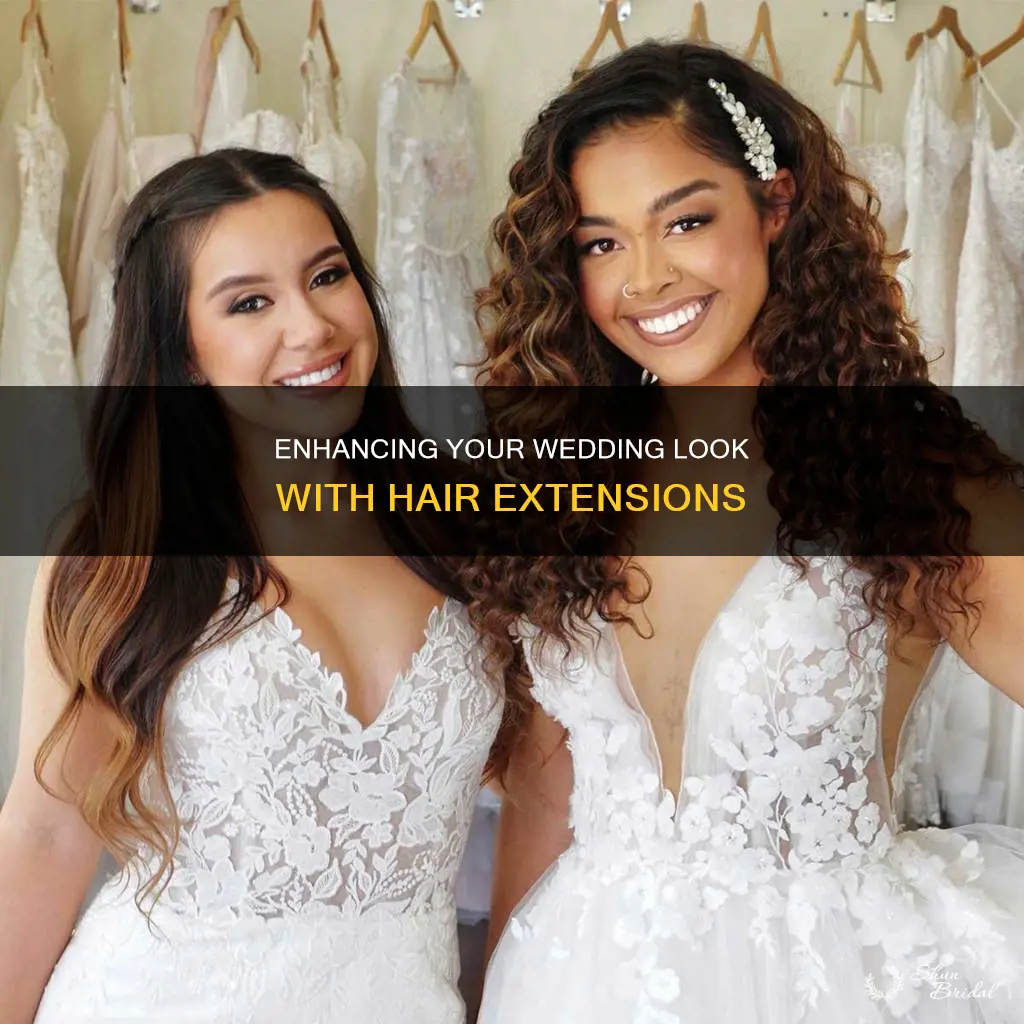 should I use hair extensions for my wedding