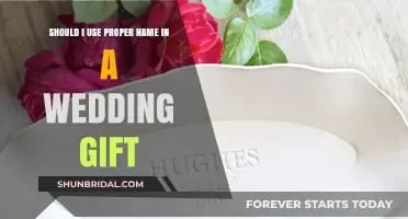 Personalizing Wedding Gifts: Should You Include the Couple's Names?